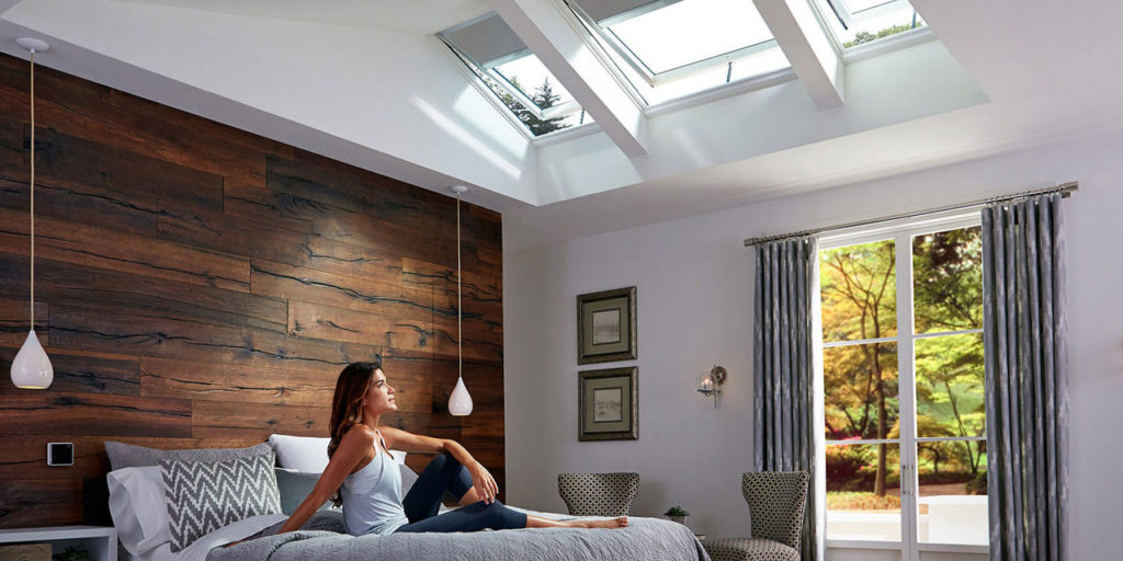 Venting skylights over bed