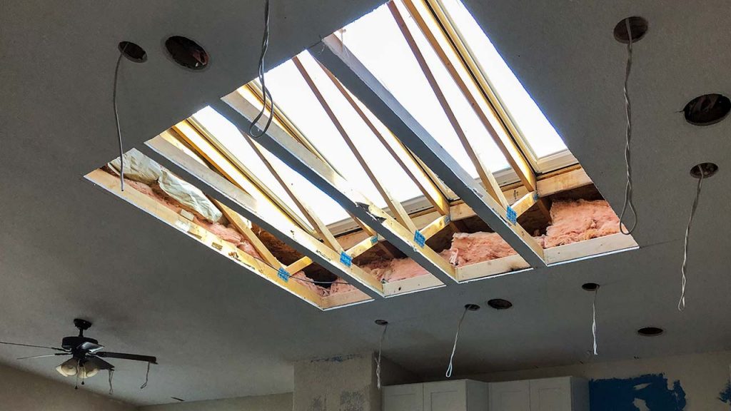 new install Velux VSS skylights