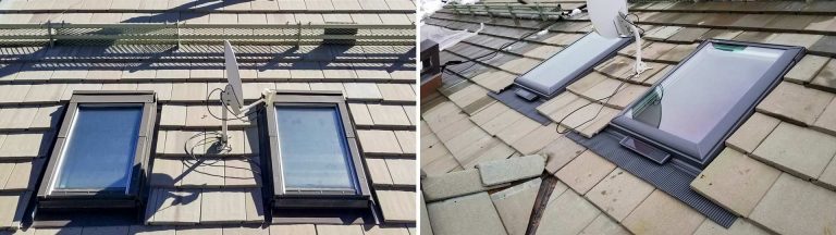 roof window to solar skylight header 2