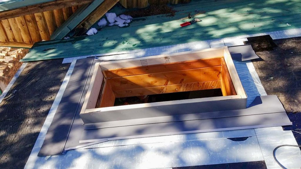 Frisco log home skylight replacement 31589-15