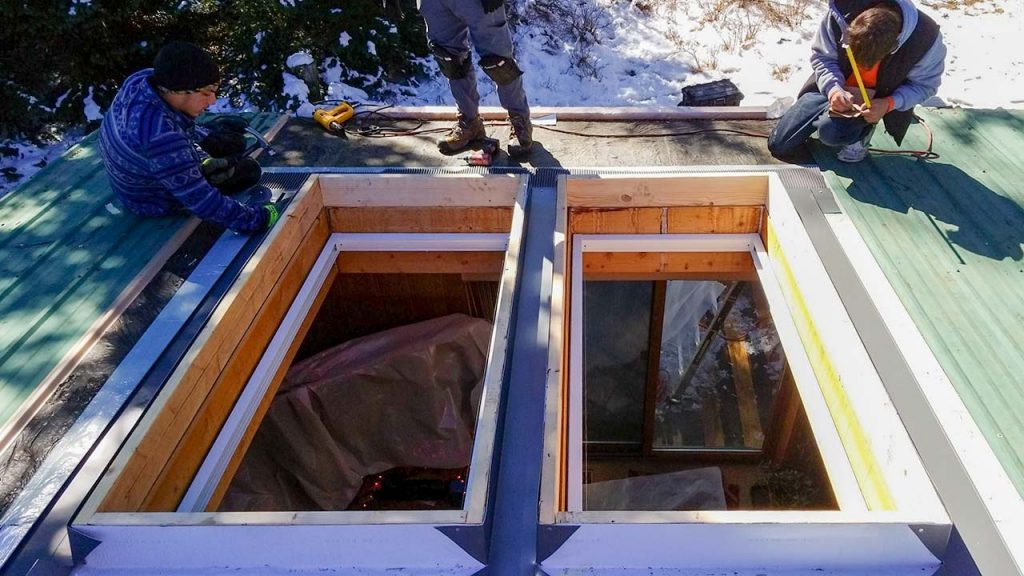 Frisco log home skylight replacement 31589-28