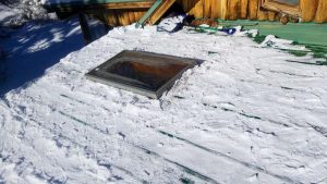 Frisco log home skylight replacement 31589-3