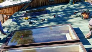 Frisco log home skylight replacement 31589-32
