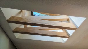 skylight shaft wood sheathed rafters 12745-5