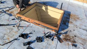 skylight replacement with new roof 12129-4