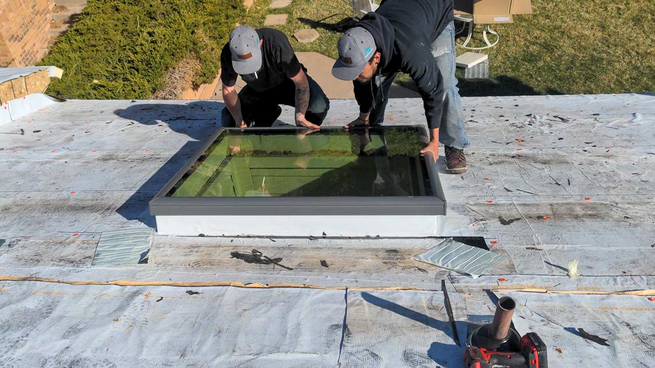 skylight replacement with new roof 12129-6