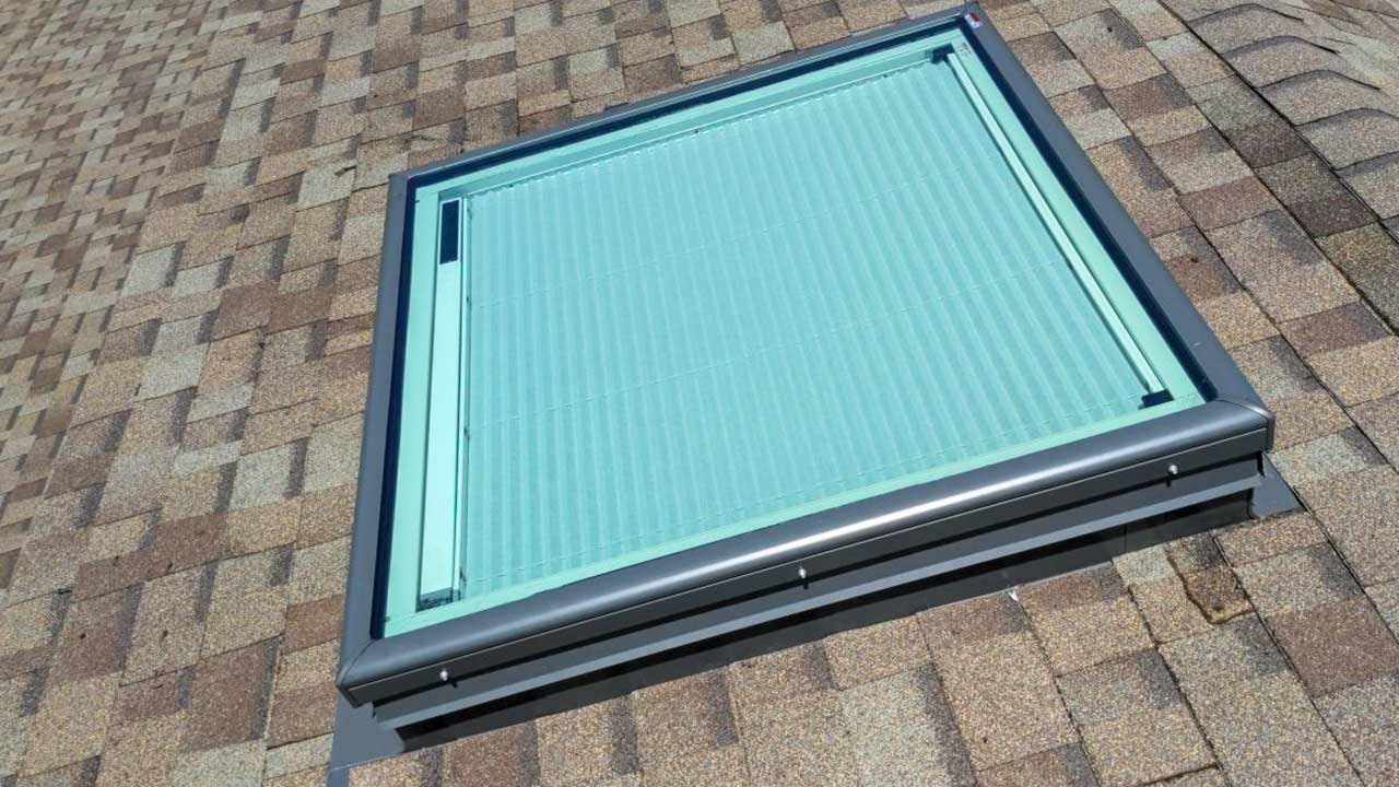 replace skylights with Velux FCM 7406-17