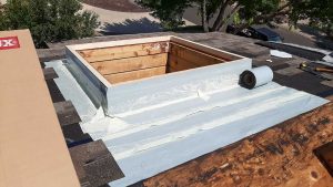 replace skylights with Velux FCM 7406-6