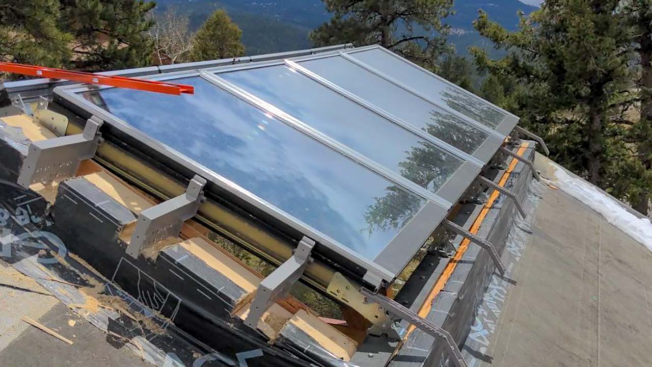 Velux VMS modular skylight installation 34024-17
