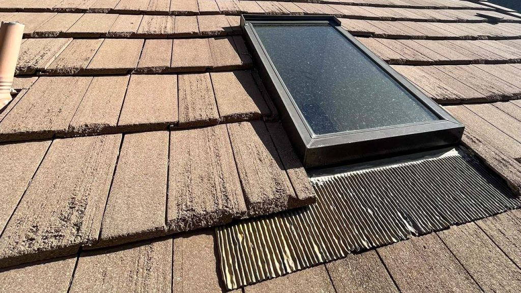 The original deck mount skylight.