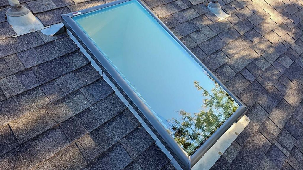 An image of the replacement Velux skylight.