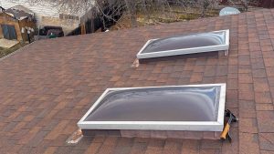 Ehe two dome skylights to be replaced.