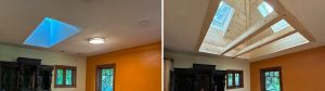 Beautiful Tongue and Groove Skylight Shaft